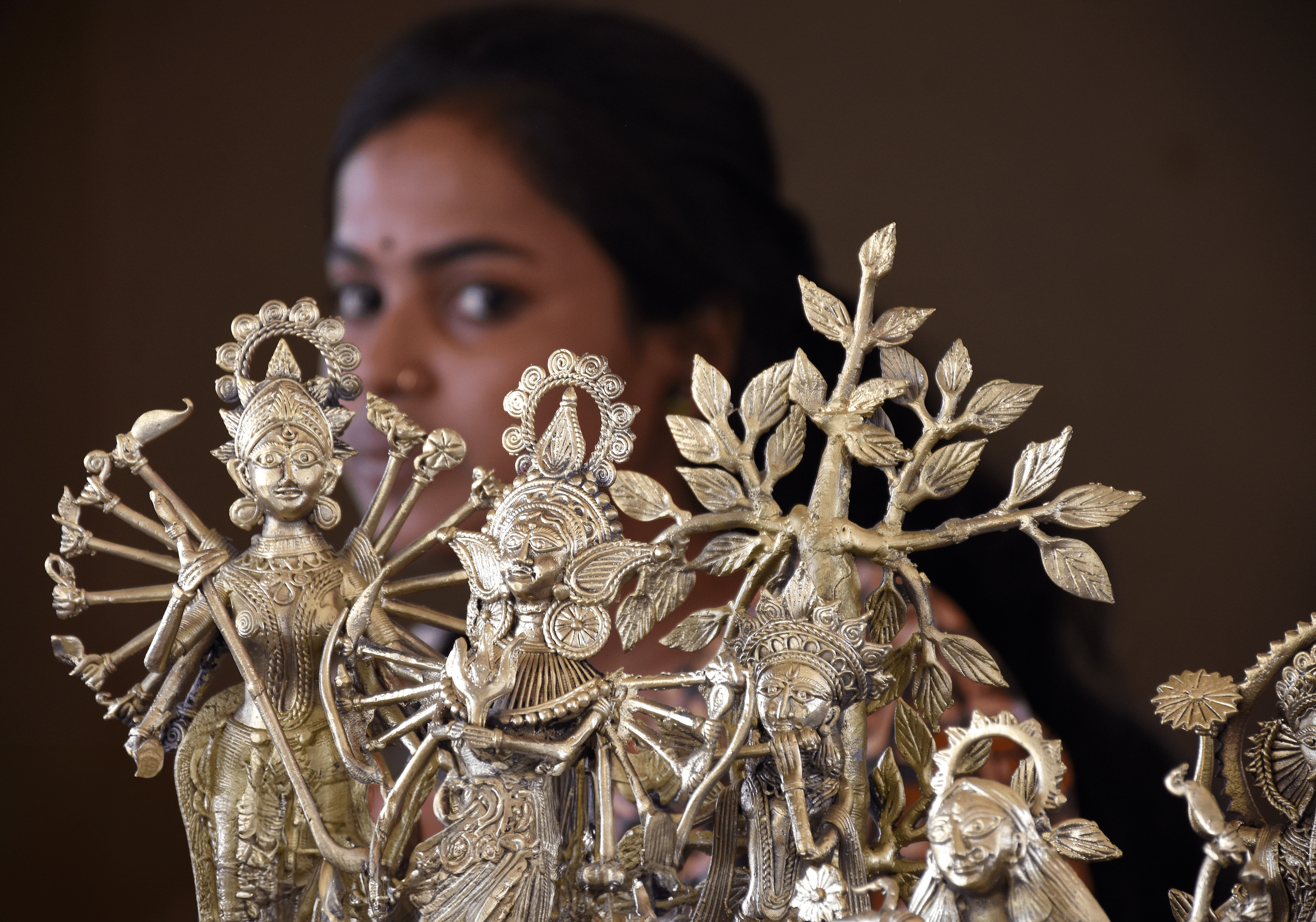 Lost-Wax Brass Elephant